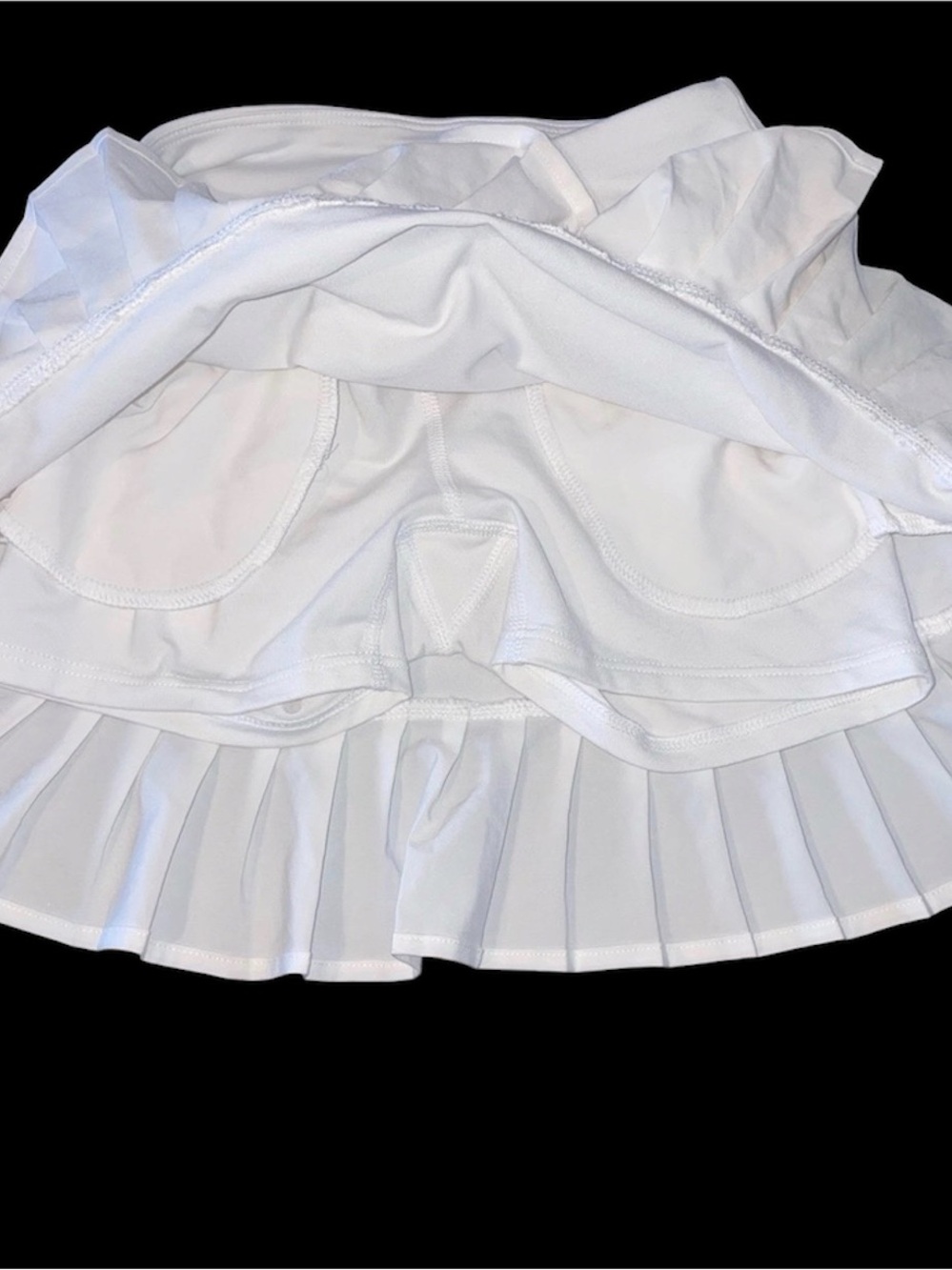 Under Armour White Pleated Tennis Skort - Picture 4 of 5